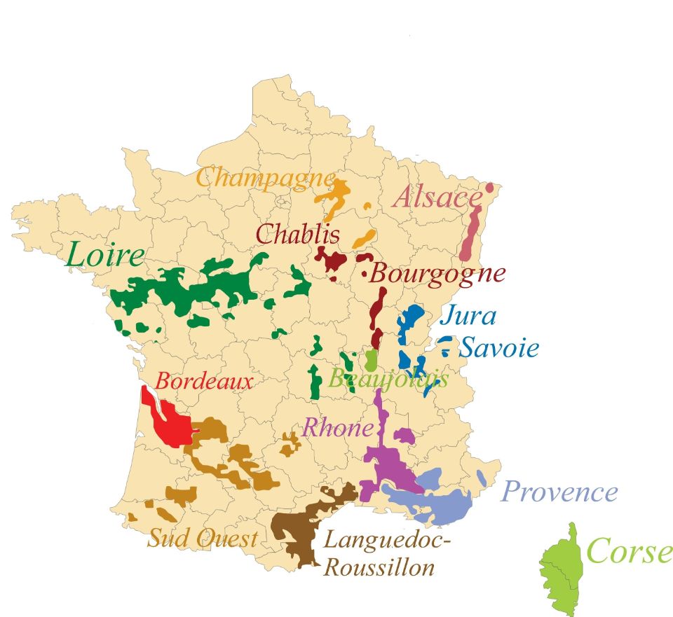 carte de la France